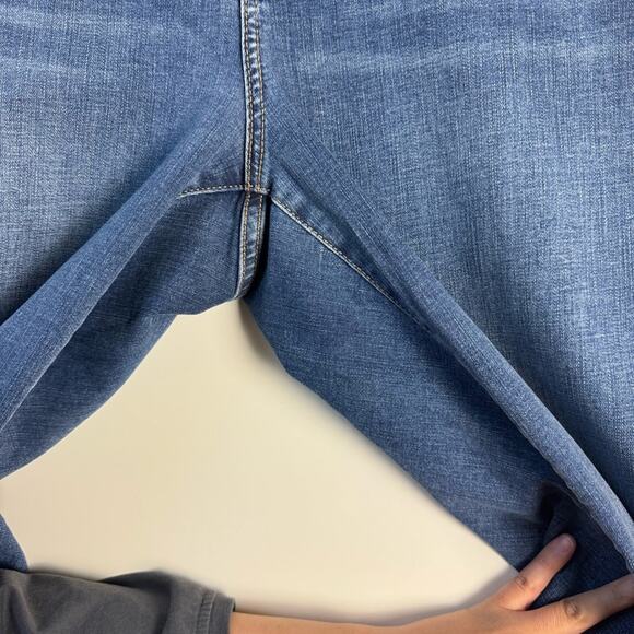 Lane Bryant High Rise Boot Cut Jeans Tighter Tummy 20 - Picture 4 of 8